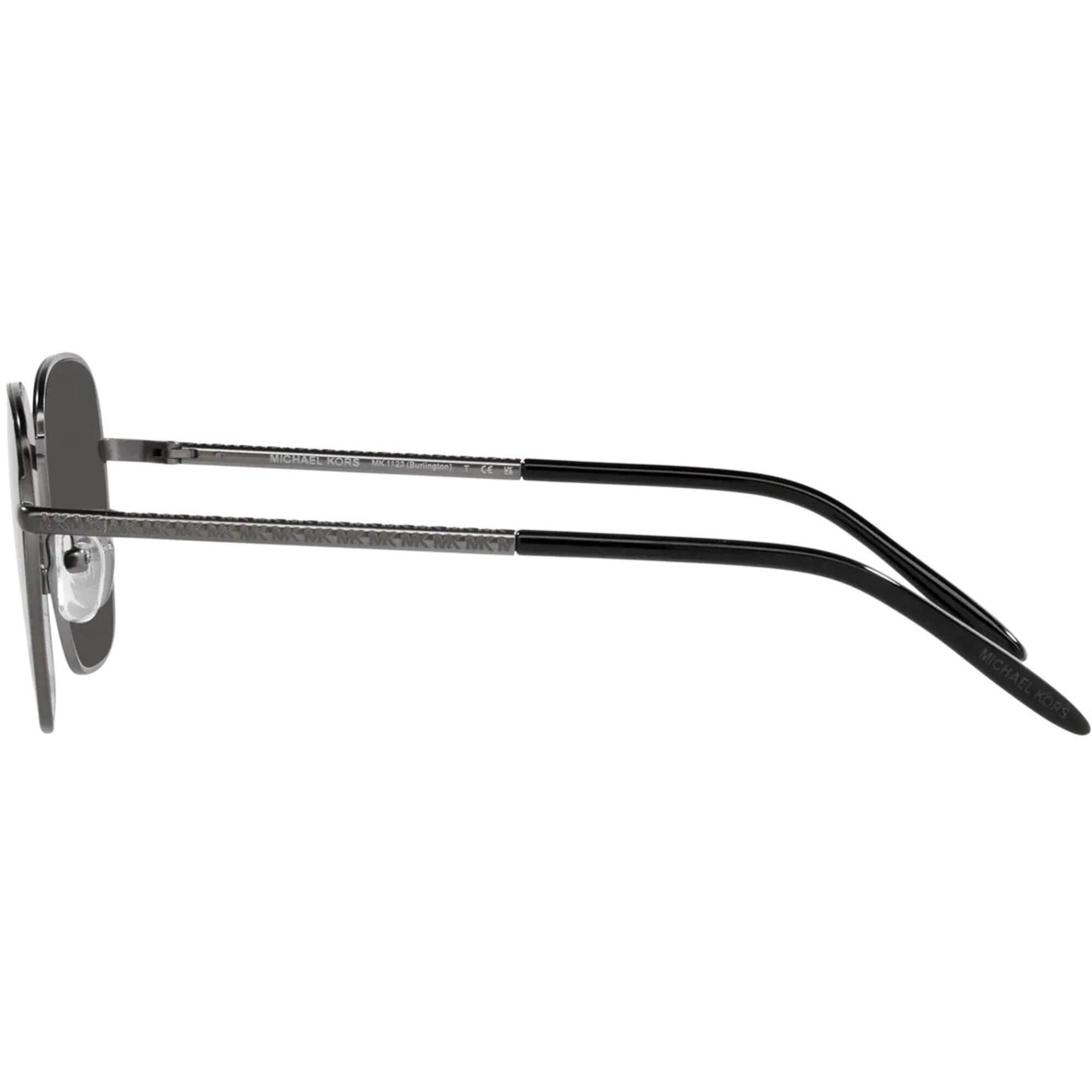 Michael Kors Men's Sunglasses - Matte Gunmetal Metal Square Frame | 1123 100287