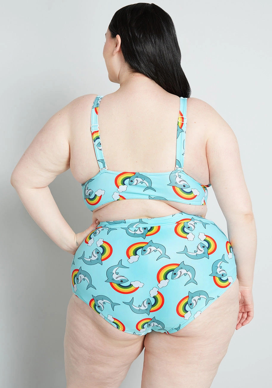 ModCloth x Collectif The Sara High-Waisted Bikini Bottom