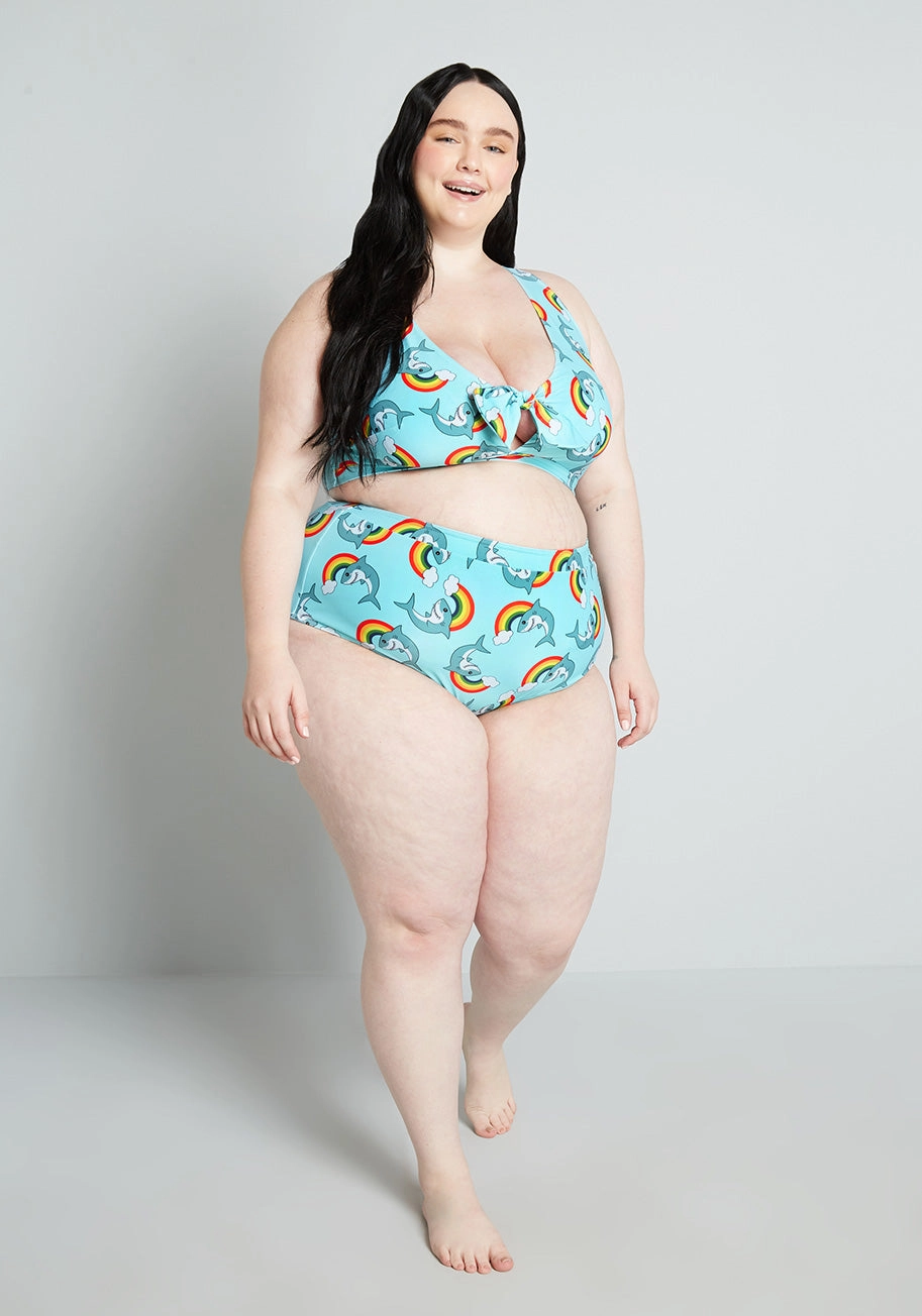 ModCloth x Collectif The Sara High-Waisted Bikini Bottom