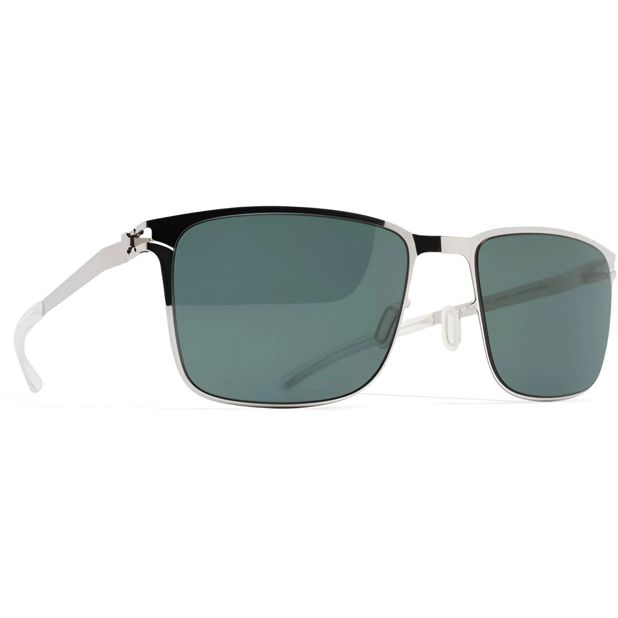 Mykita Men's Sunglasses - Shiny Silver Frame Neophan Polarized Lens | YANIR SSL_NP P