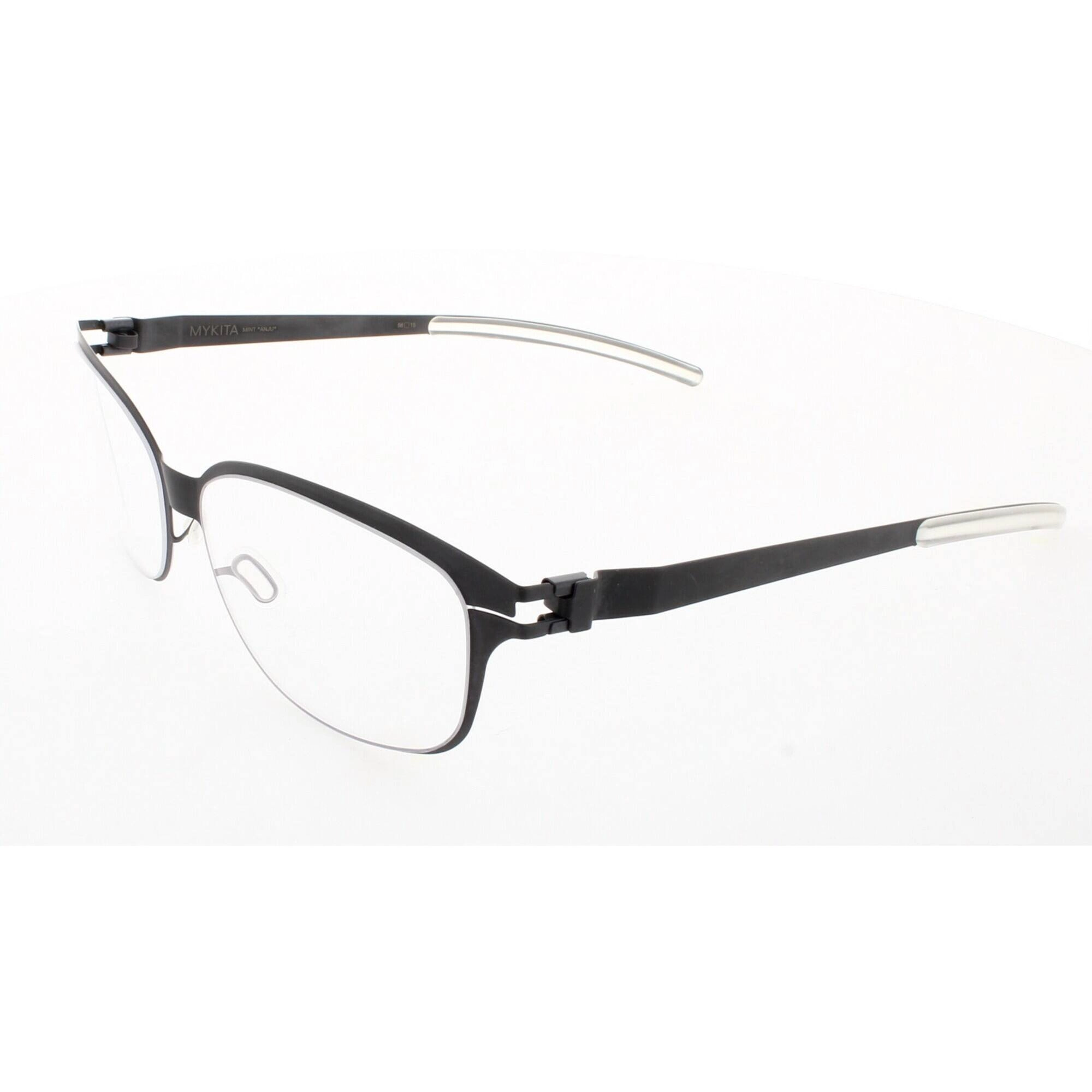Mykita Unisex Eyeglasses - Blackberry Metal Cat Eye Frame | MINT-ANJU-BLACKBERRY-DEMO