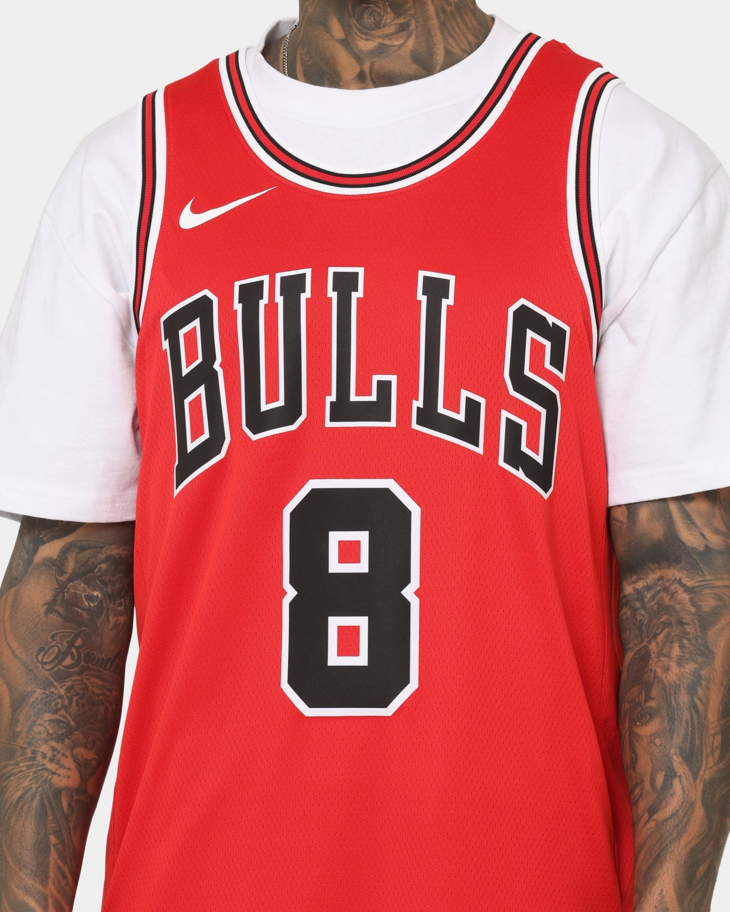 Nike Zach LaVine Chicago Bulls #8 Icon Edition 2022/23 Nike Dri-FIT NBA Swingman Jersey University Red