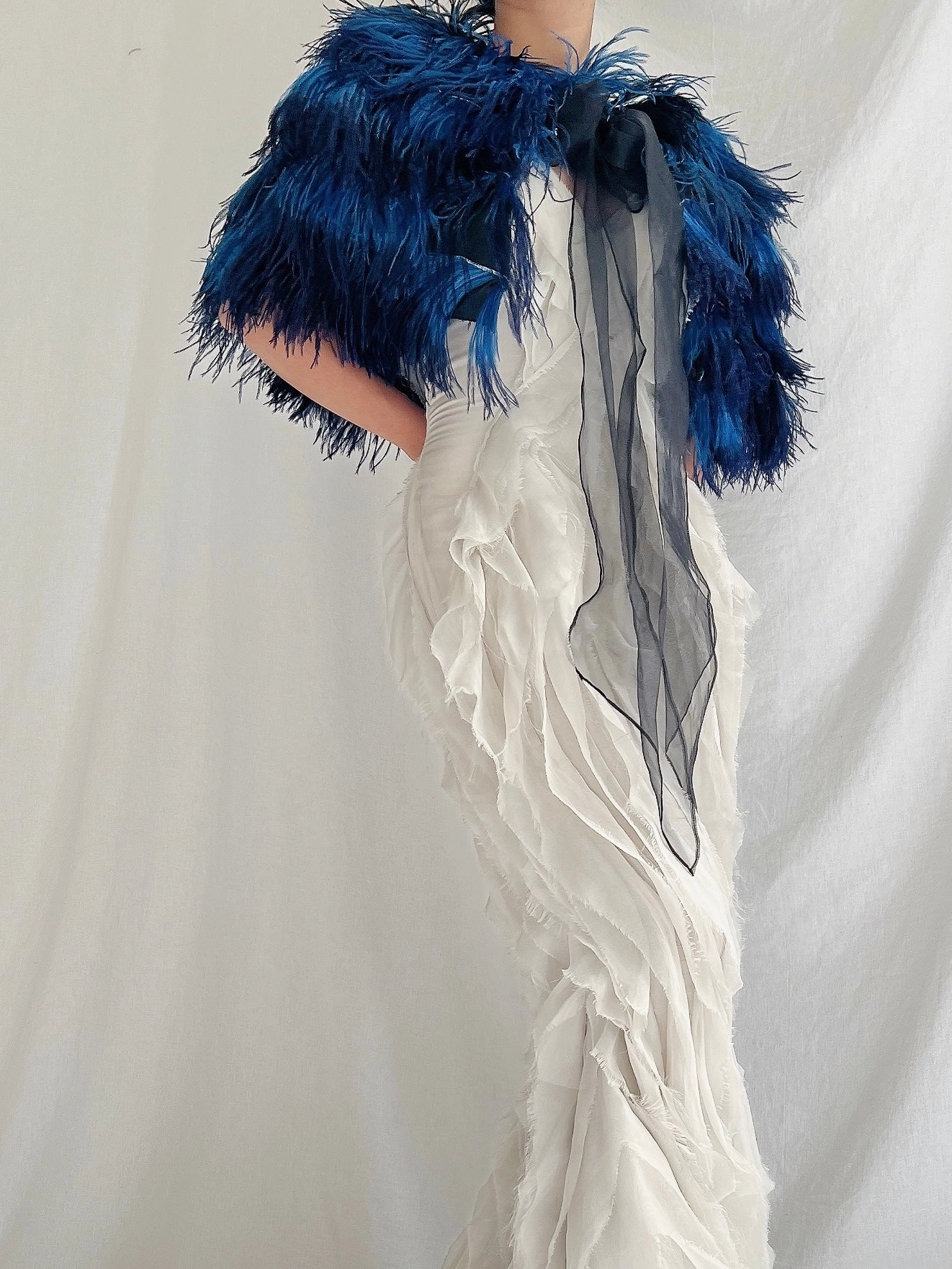 Ostrich Feather Cape - OSFM