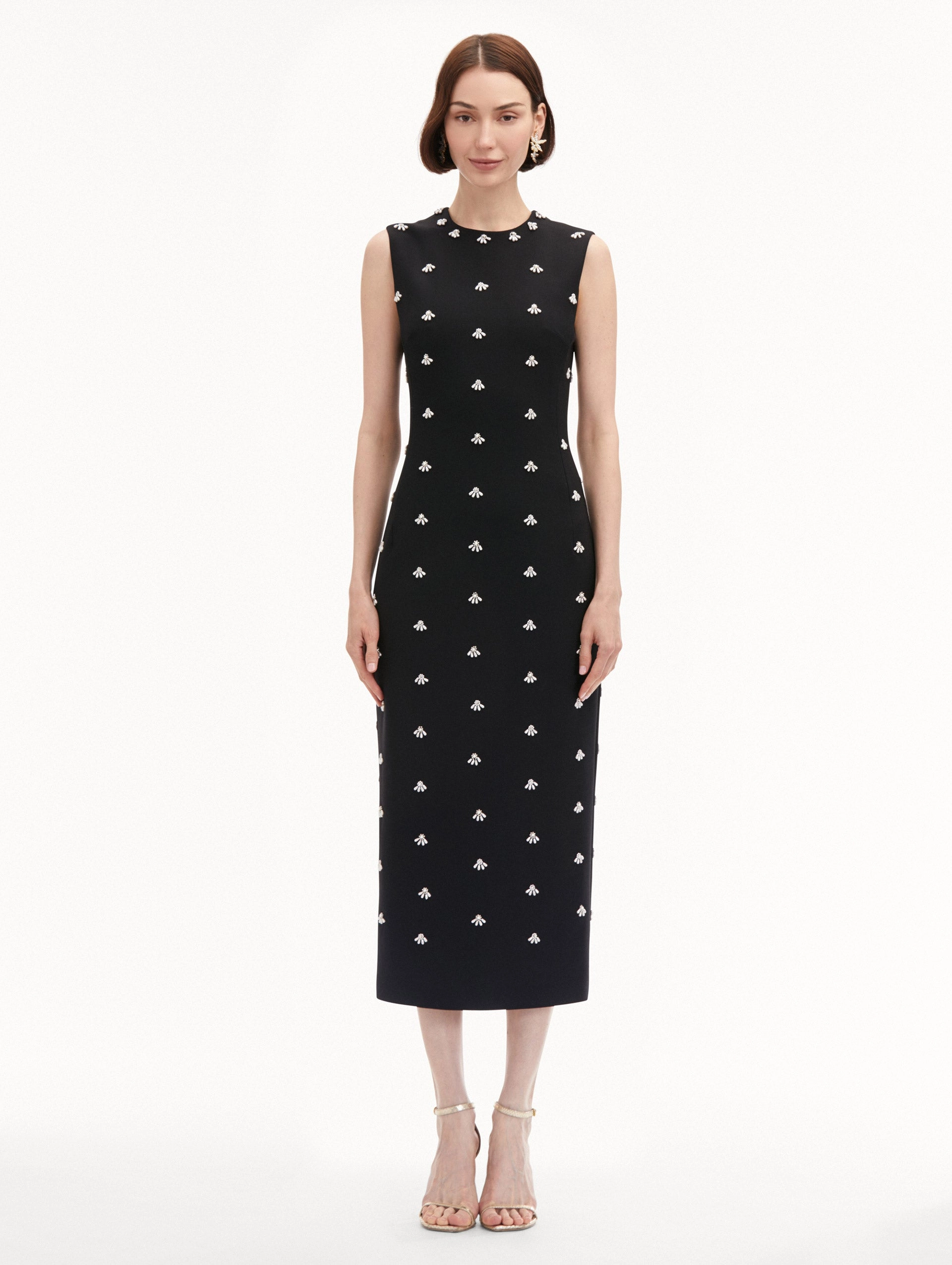 Pearl Cabochon Cocktail Dress