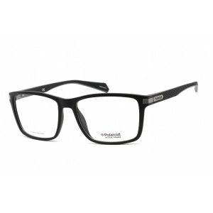 Polaroid Core Men's Eyeglasses - Matte Black Plastic Square Frame | Pld D 355 0003 00