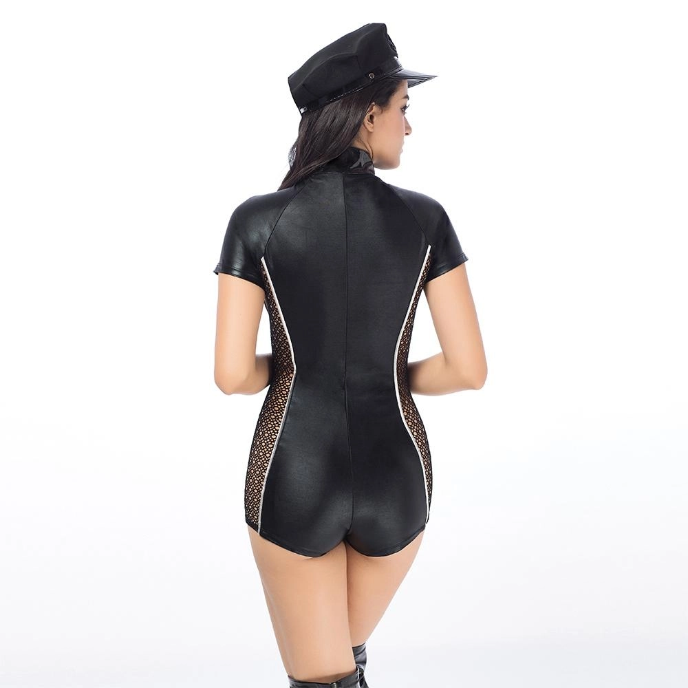 Police Costume Teddy - One Size
