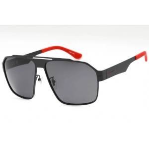 Police Men's Sunglasses - Matte Dark Grey Metal Pilot Full Rim Frame | SPLL08 8YZP