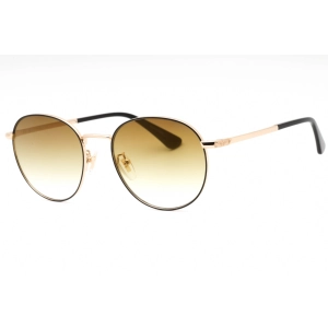 Police Men's Sunglasses - Shiny Rose Gold W/Black Metal Oval Shape Frame| SPLD94 301G