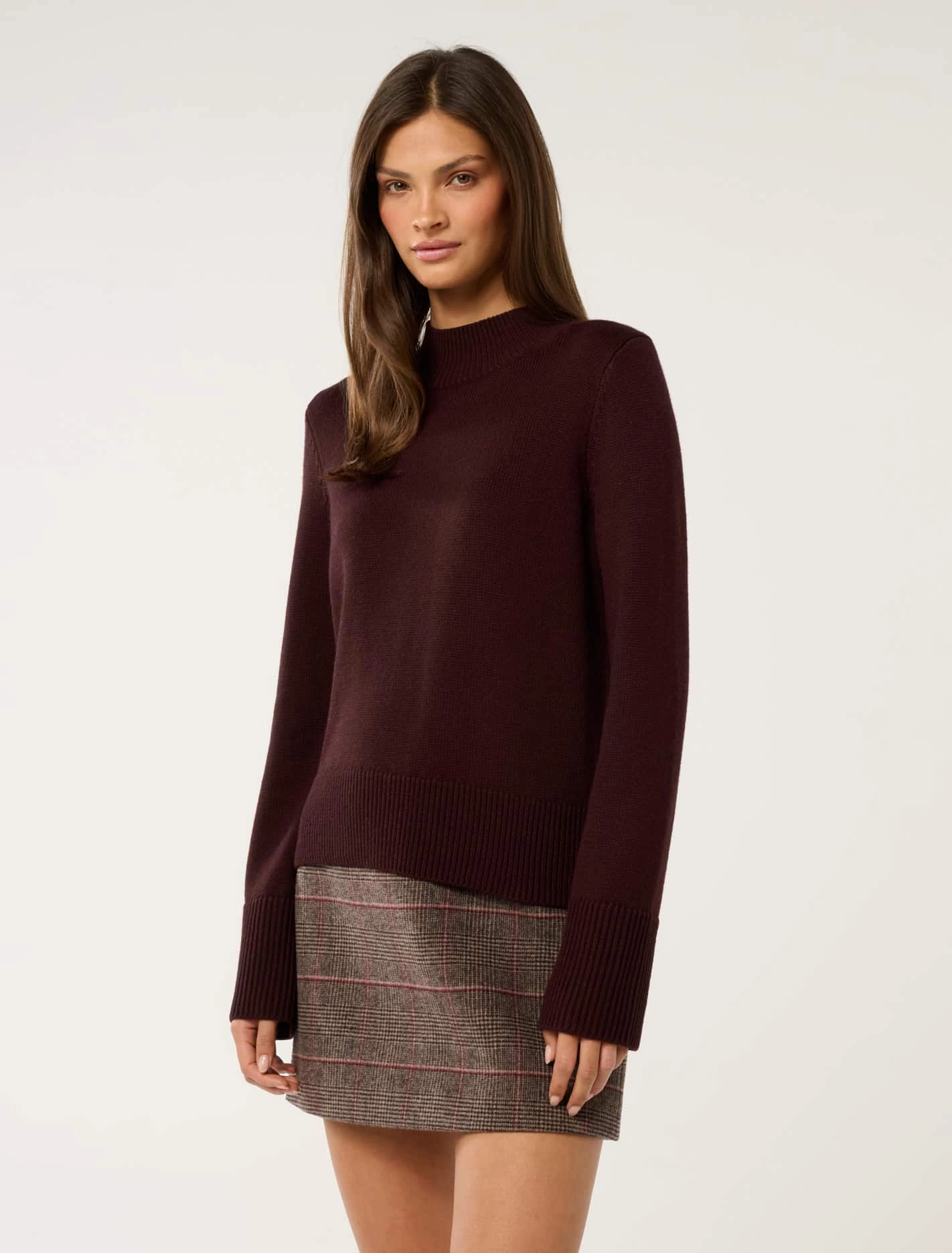 Poppy Stand Neck Jumper