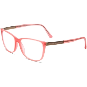 Porsche Women's Eyeglasses - Rose Plastic Cat Eye Frame Demo Lens | PORSCHE P8266 D