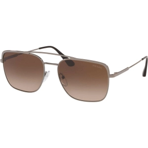 Prada Men's Sunglasses - Conceptual Gun Metal Pilot Frame | PRADA 0PR53VS 5AV6S159