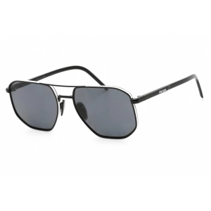 Prada Men's Sunglasses - Rectangular Frame Polar Dark Grey Lens | 0PR 59YS 1AB5Z1