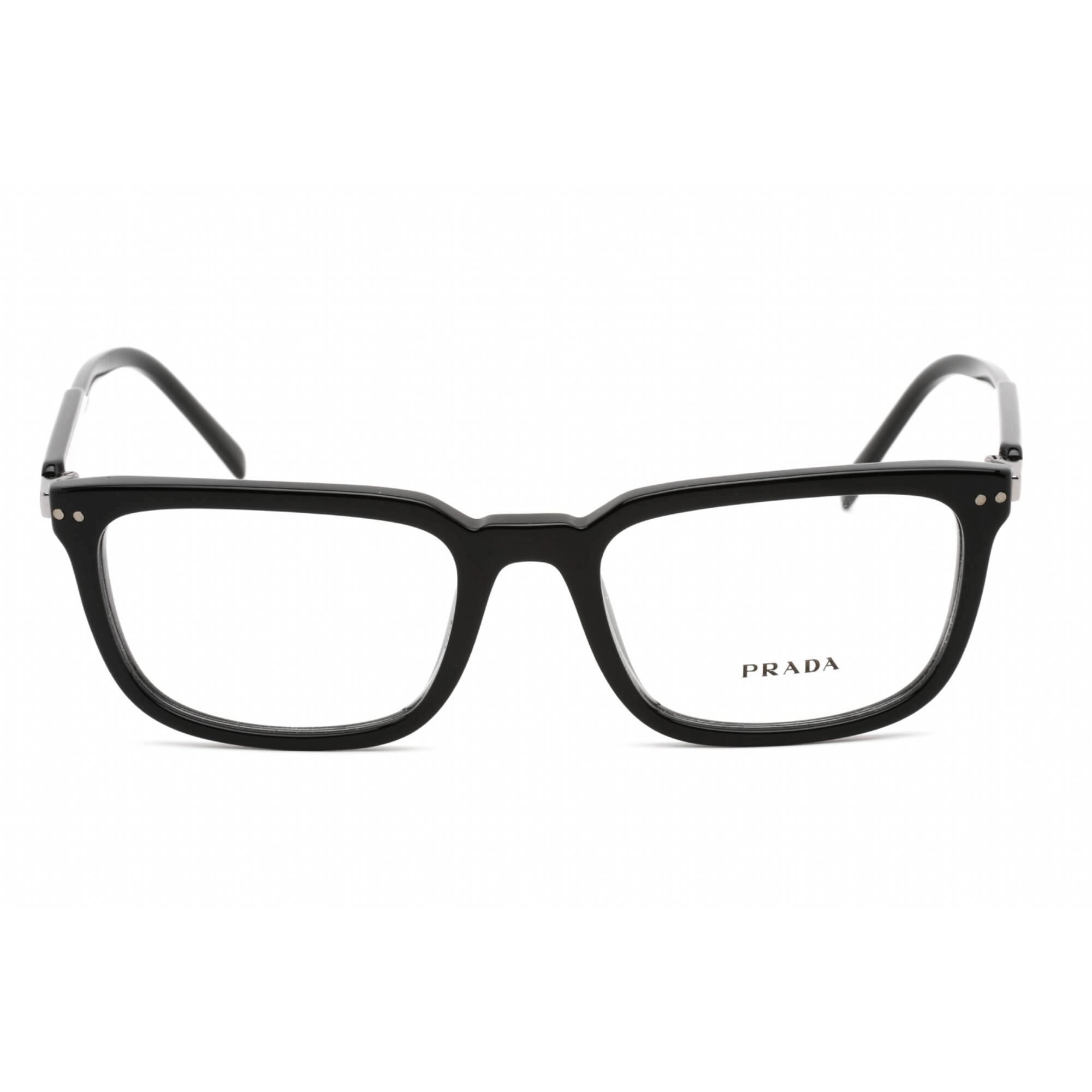 Prada Women's Eyeglasses - Black Plastic Rectangular Shape Frame | 0PR 13YV 1AB1O1