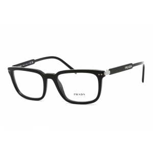Prada Women's Eyeglasses - Black Plastic Rectangular Shape Frame | 0PR 13YV 1AB1O1