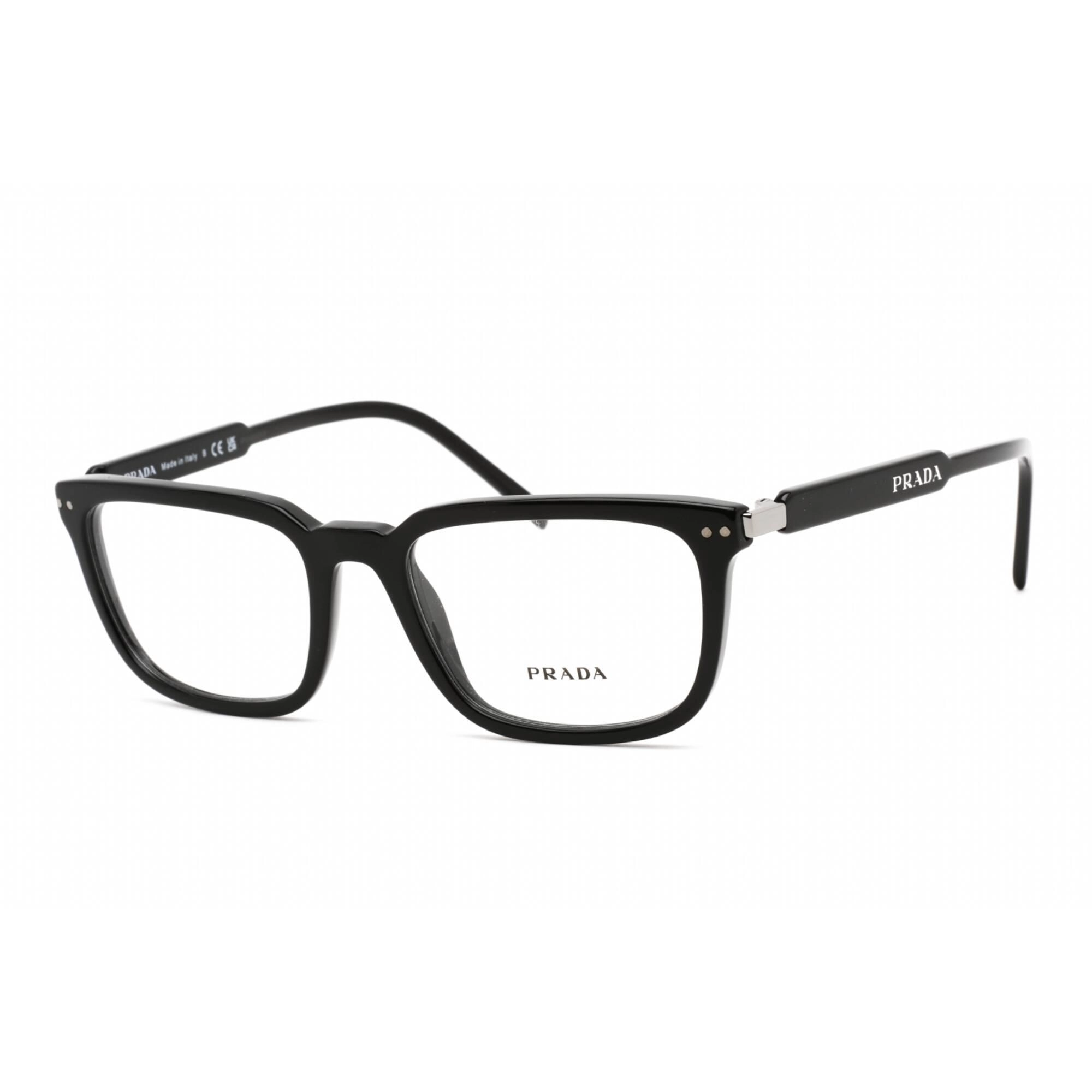 Prada Women's Eyeglasses - Black Plastic Rectangular Shape Frame | 0PR 13YV 1AB1O1