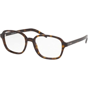 Prada Women's Eyeglasses - Havana Plastic Square Frame | PRADA 0PR08XV 2AU1O154