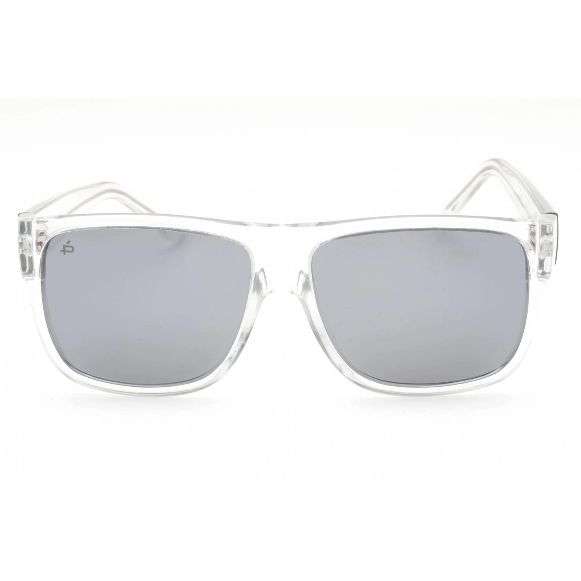 Prive Revaux Men's Sunglasses - Grey Lens Plastic Square Shape Frame | Rover Crystal