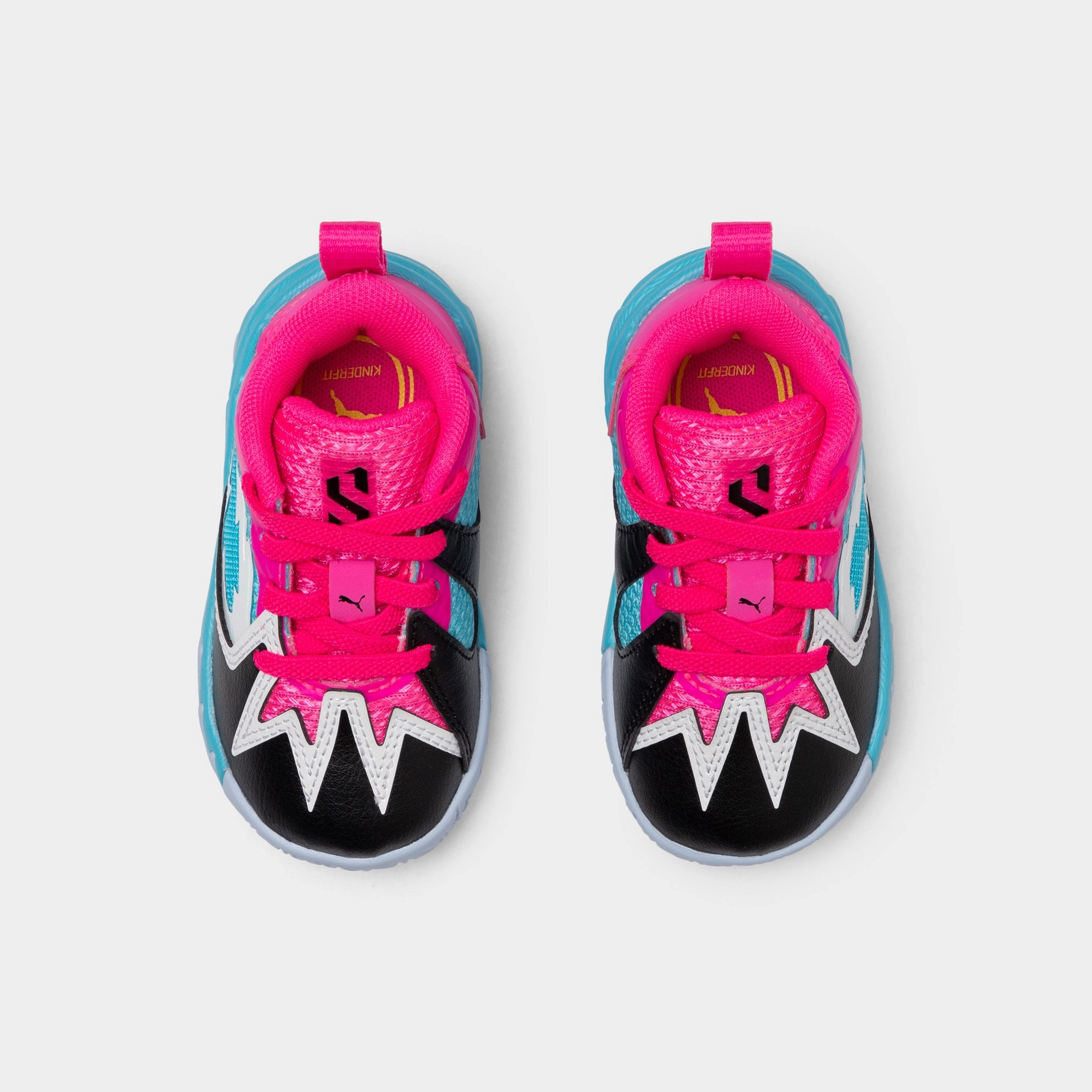 Puma Toddlers' Scoot 1 Pink / Blue - Silver