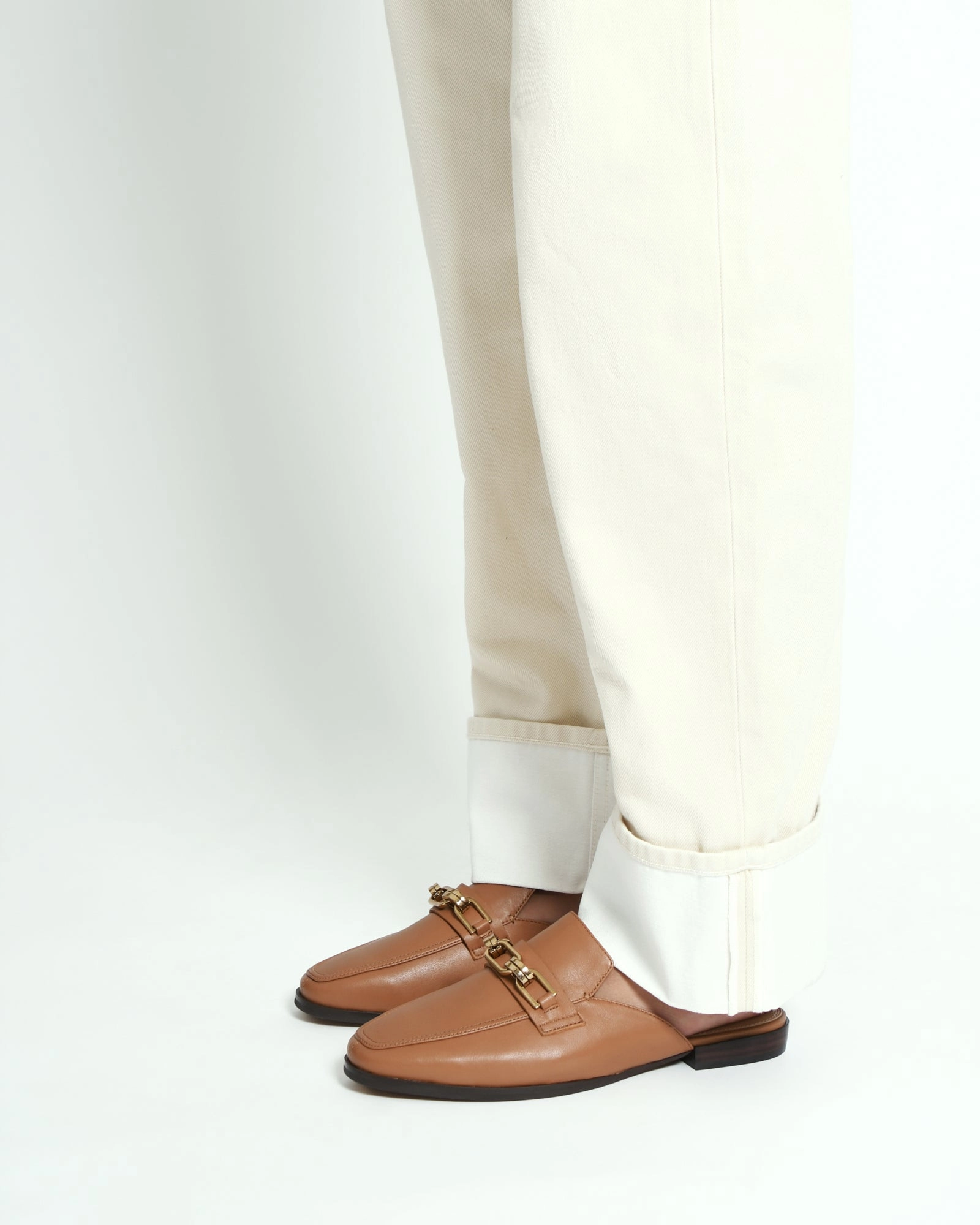 REIGN LOAFERS TRUE TAN LEATHER