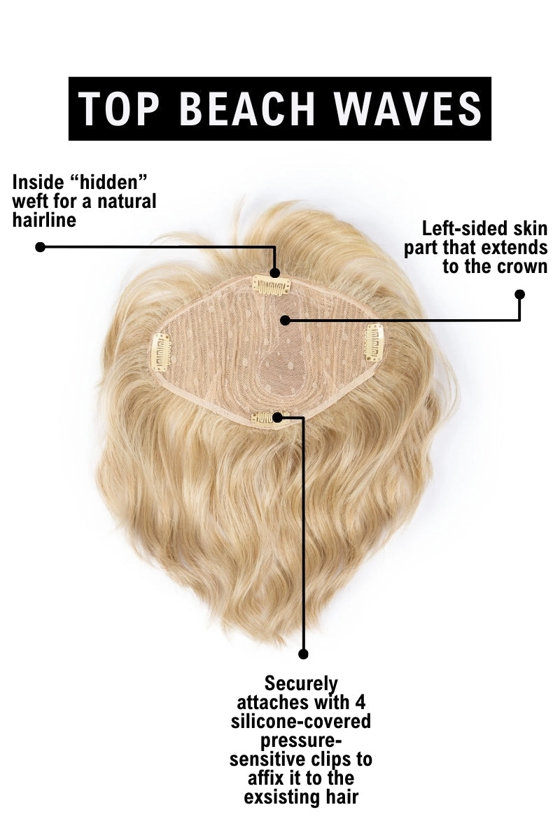 Sale - Hairdo Wigs Toppers - Top Beach Waves - Color: Swedish Blonde (R22)