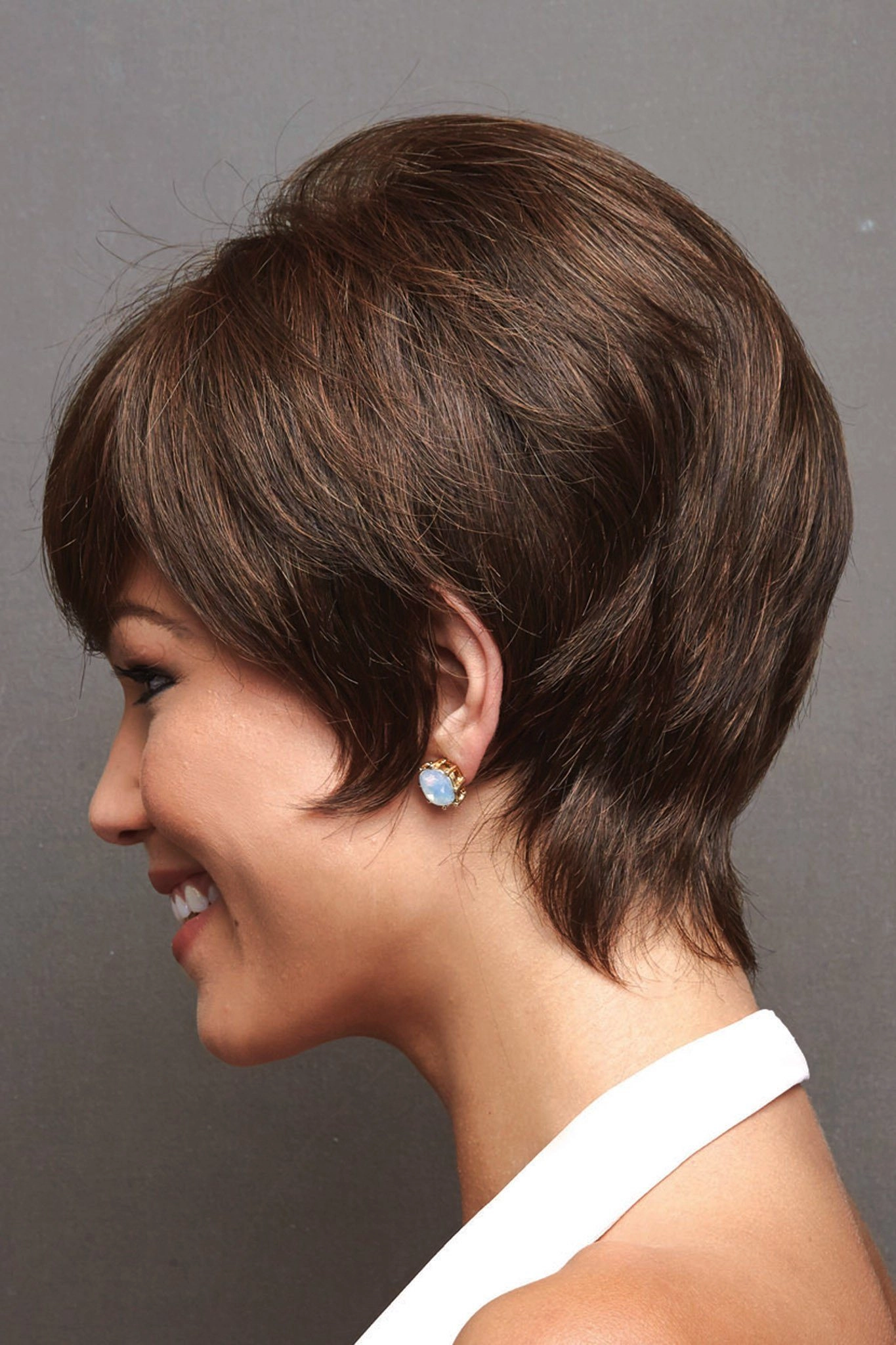 Sale - Noriko Wigs - Megan #1607 - Color: Marble Brown