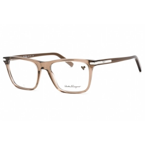 Salvatore Ferragamo Men's Eyeglasses - Full Rim Transparent Sand Frame | SF2959 278