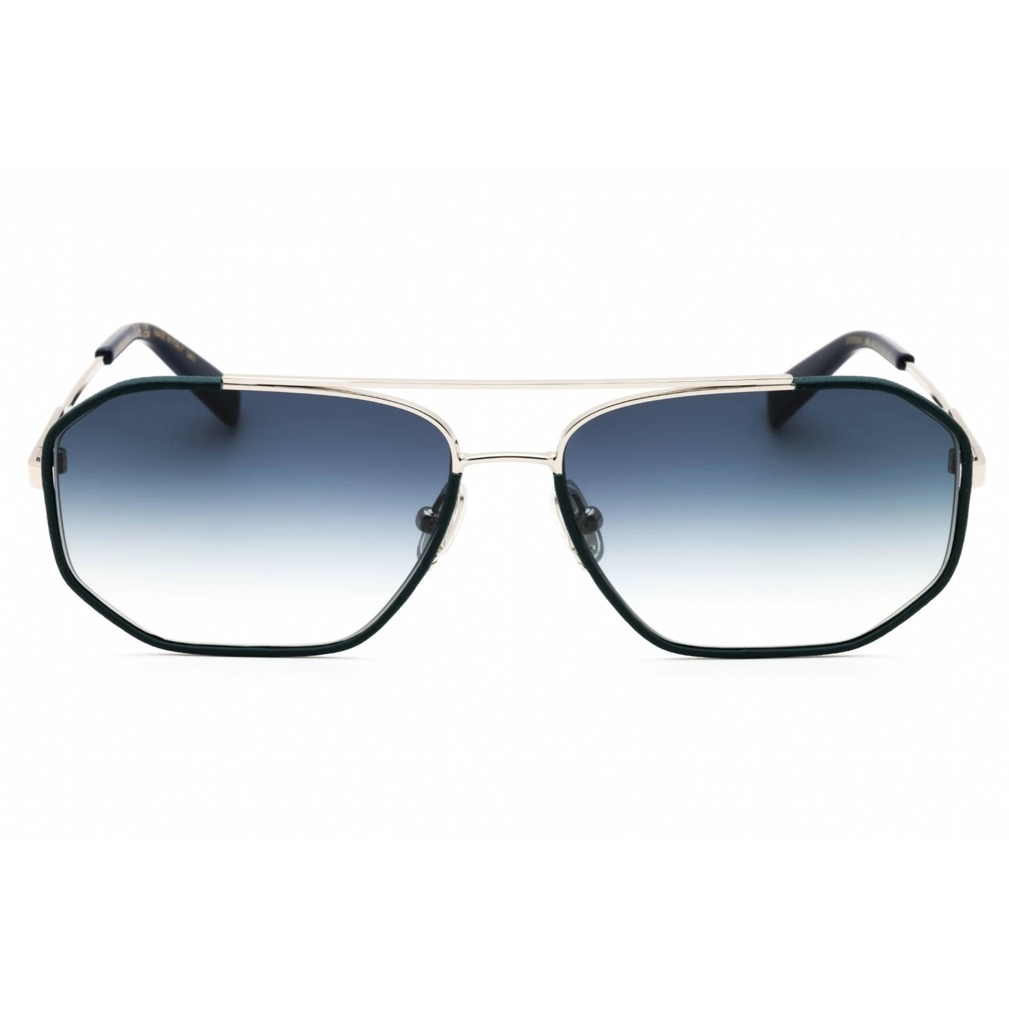 Salvatore Ferragamo Men's Sunglasses - Silver/Octane Blue Metal Frame | SF303SLN 046
