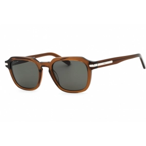 Salvatore Ferragamo Men's Sunglasses - Transparent Brown Square Frame | SF1089S 278