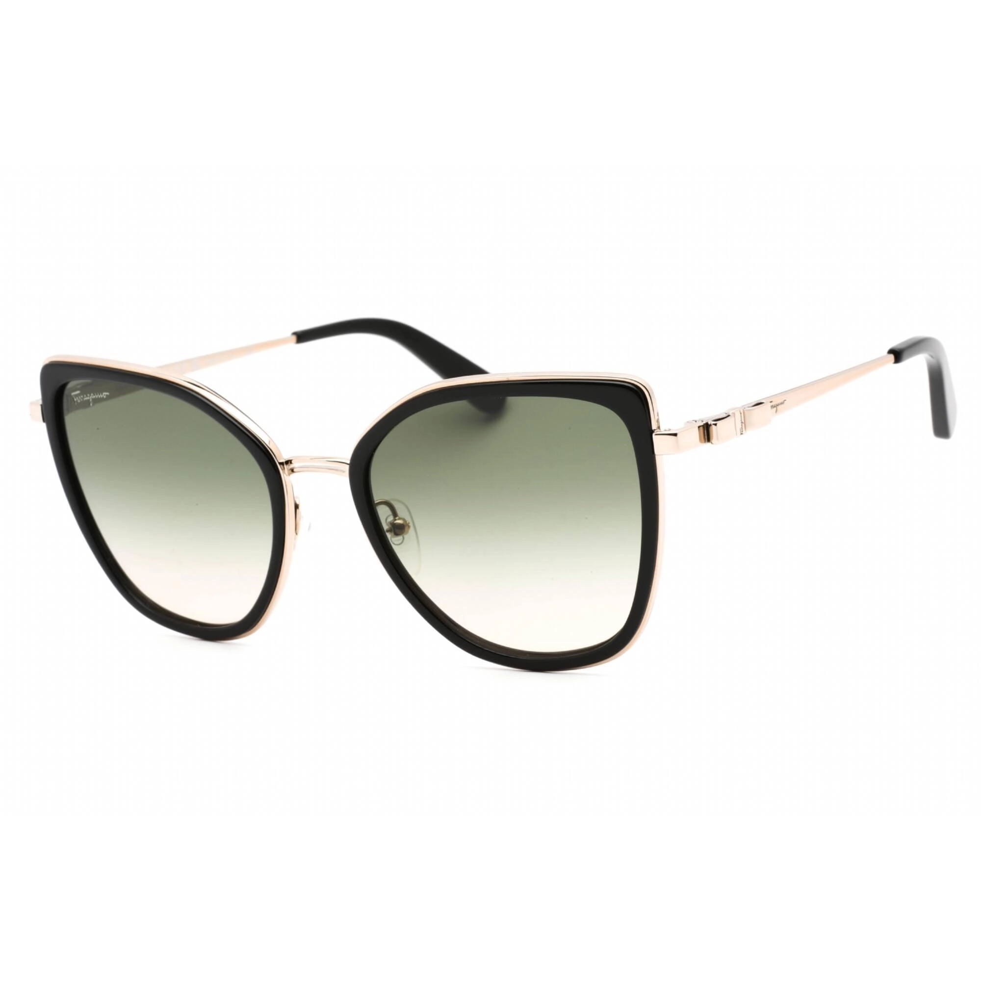Salvatore Ferragamo Women's Sunglasses - Rose Gold/Black Cat Eye Frame | SF293S 771