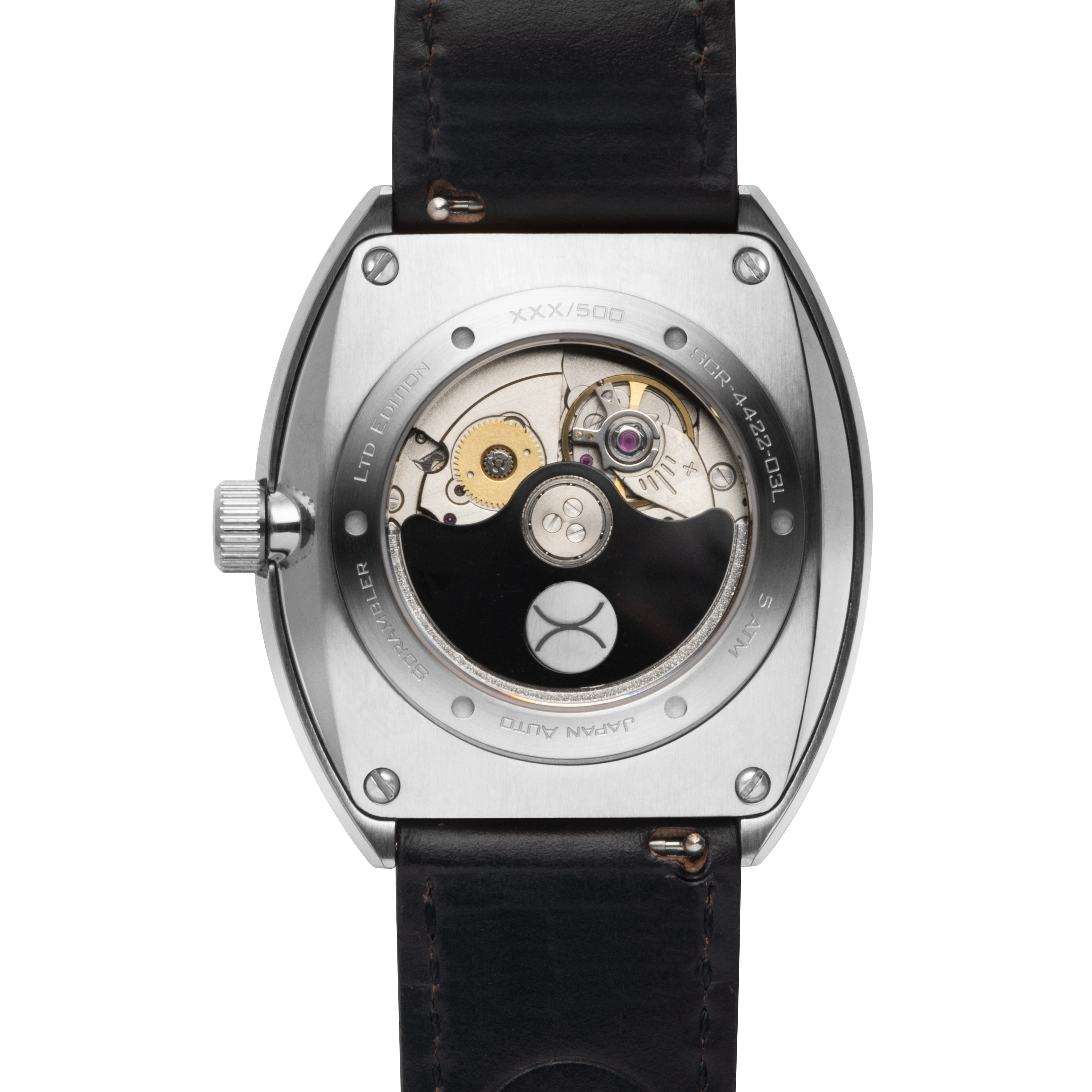 Scrambler Automatic Wandering Hour Silver Black Red