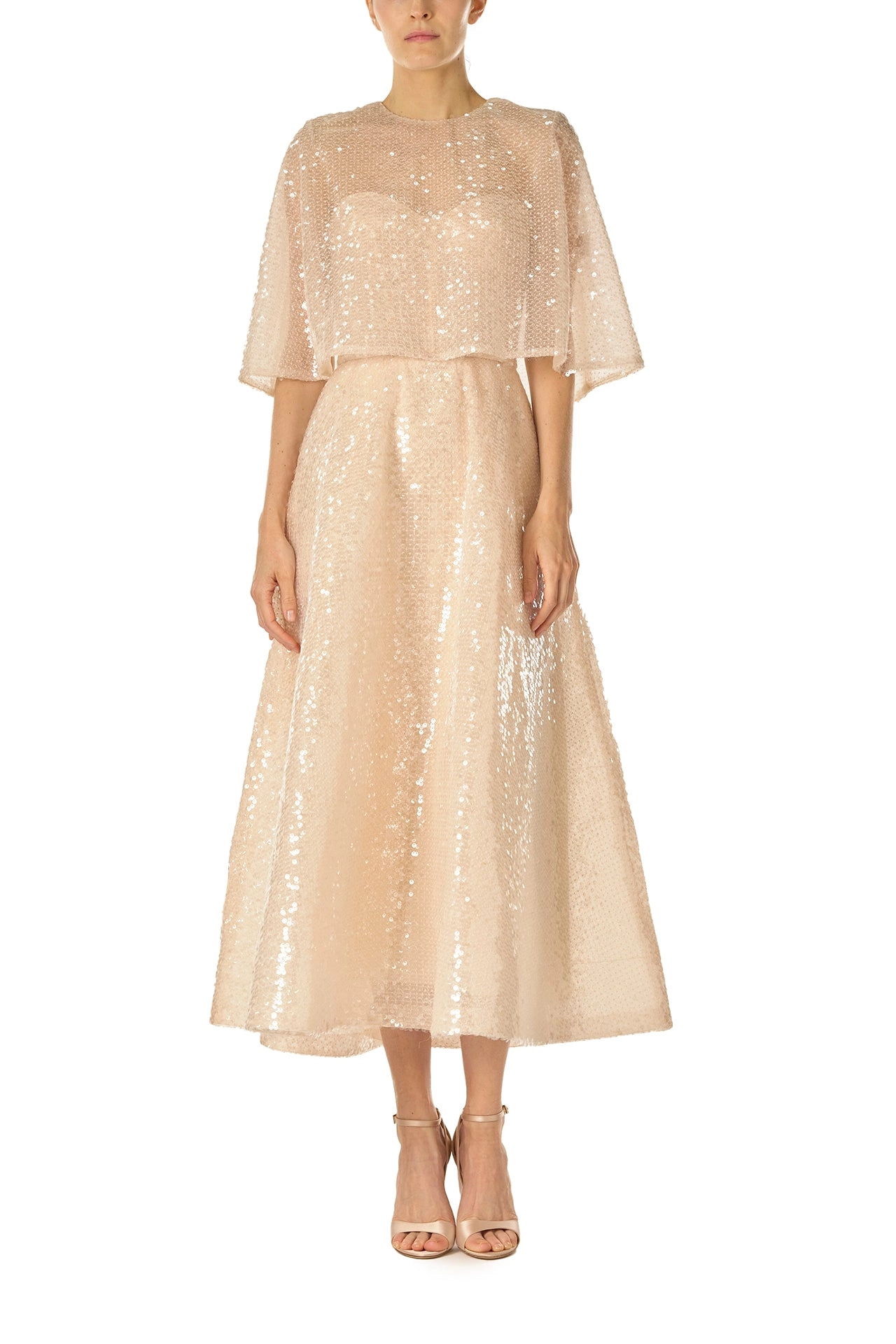 Sequin Tulle Capelet