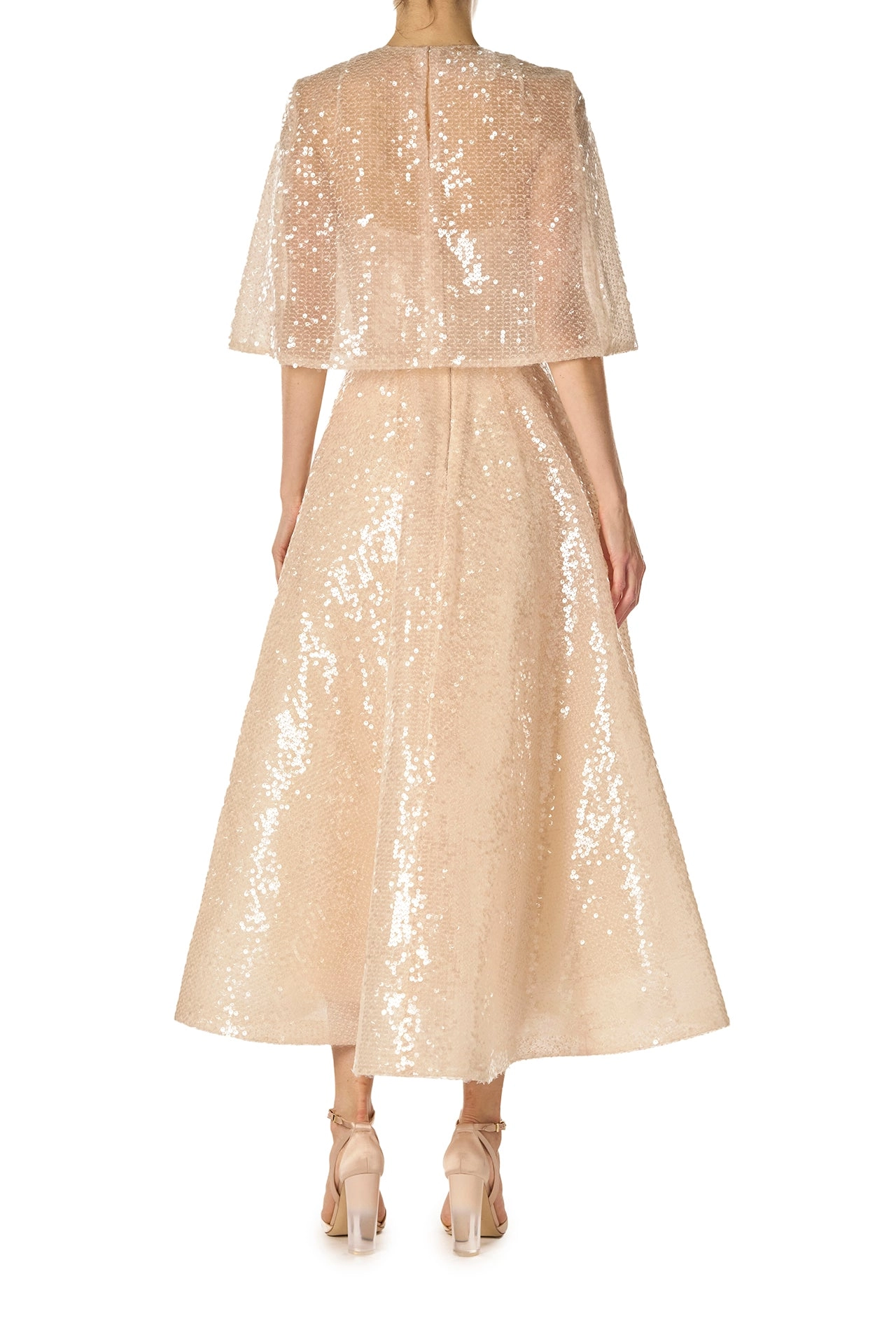 Sequin Tulle Capelet
