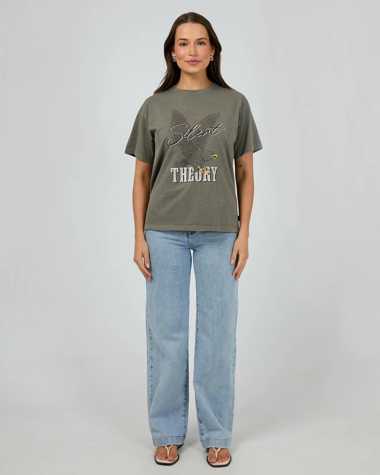 Silent Theory Departed Tee Coal