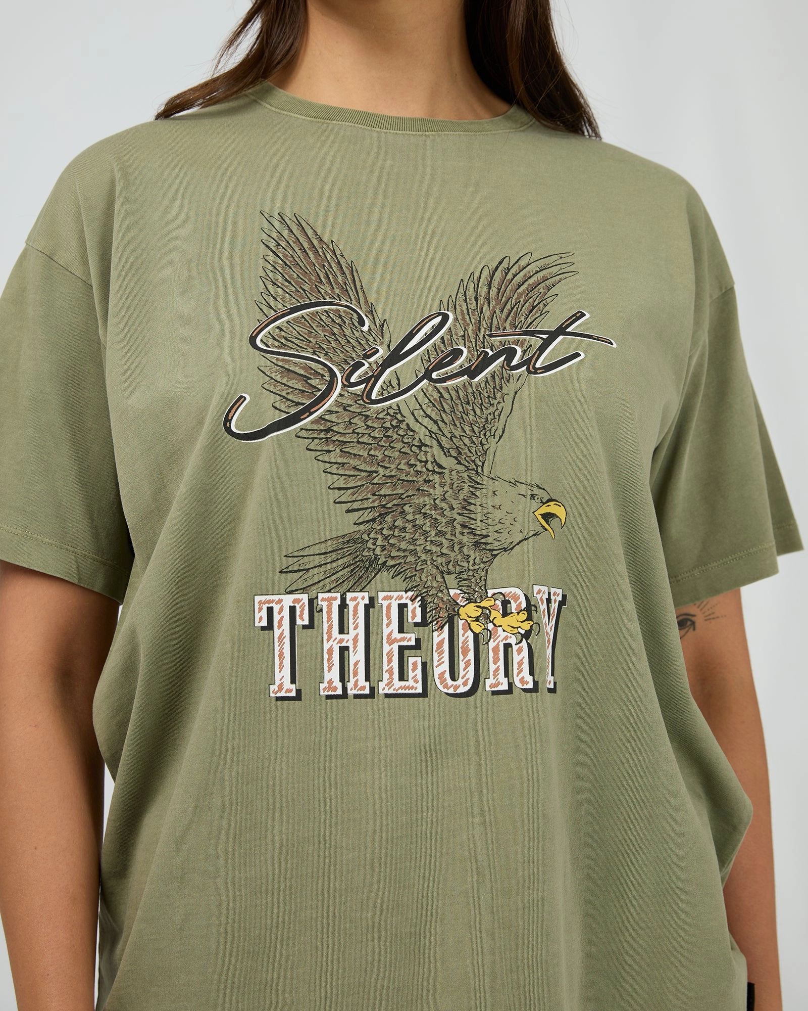 Silent Theory Departed Tee Khaki
