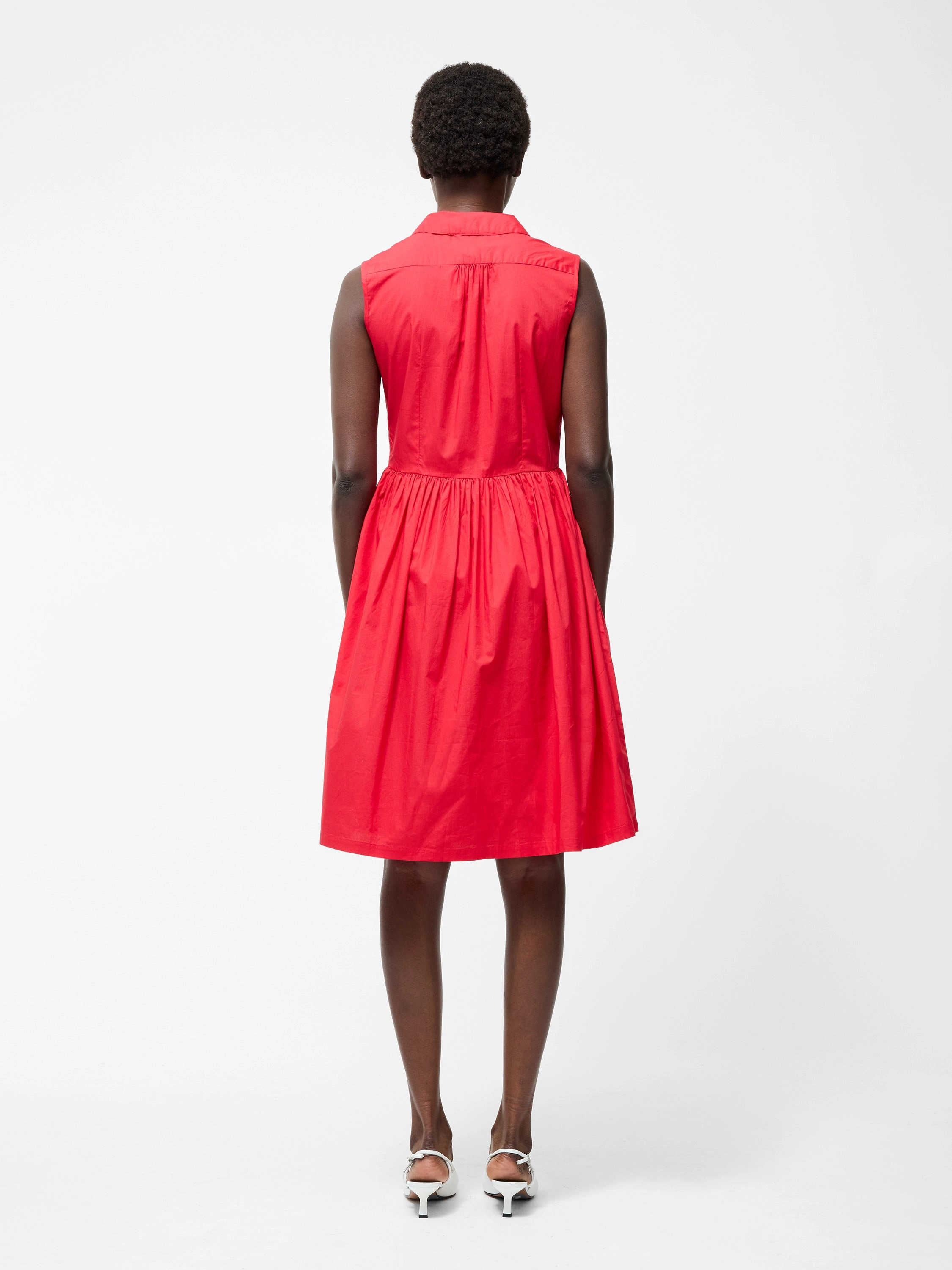 Sleeveless Smock Dress