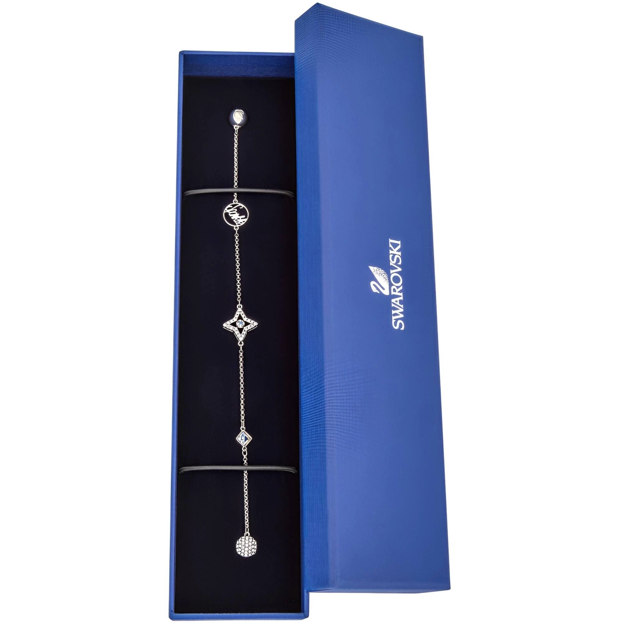 Swarovski Women's Bracelet - Remix Rhodium Plated Star Strand Crystal Pavé | 5373257