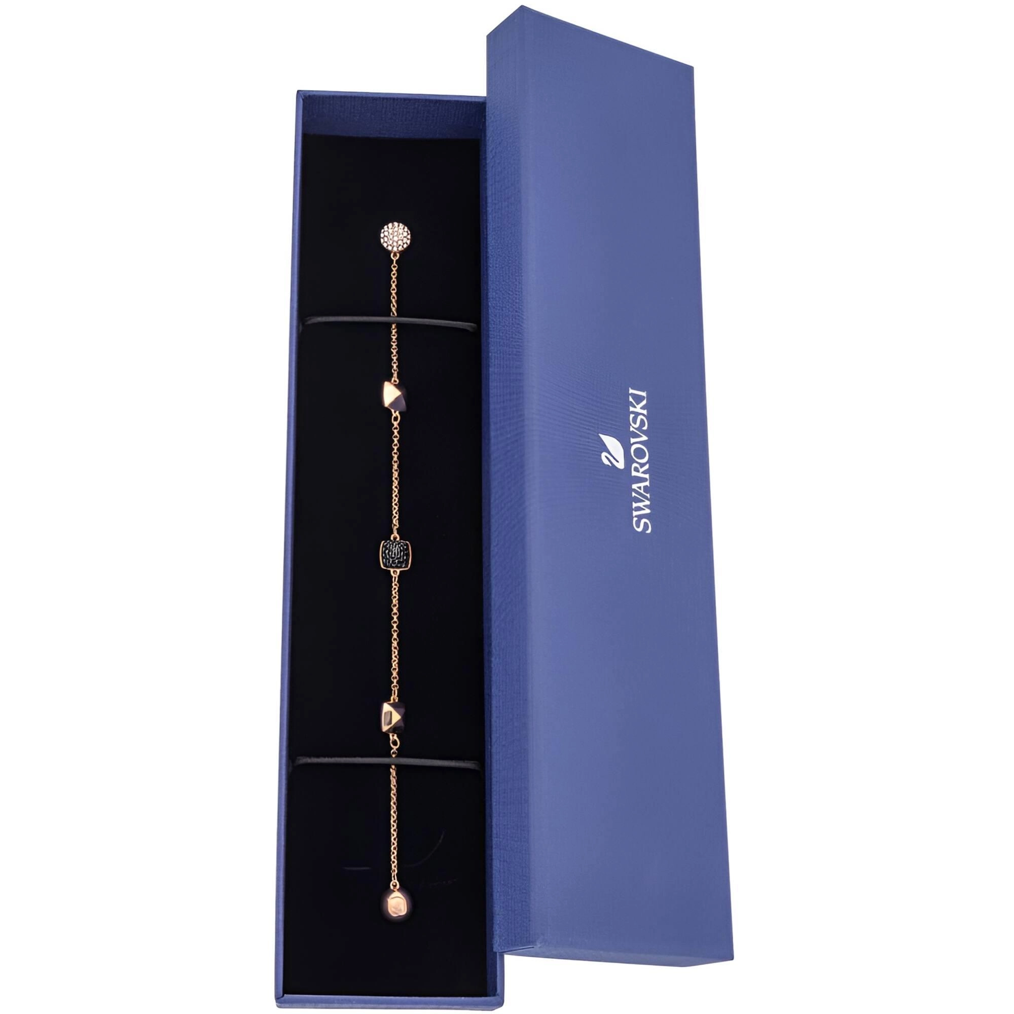 Swarovski Women's Bracelet - Remix Rose Gold Tone with Spike Strand Crystal | 5373213
