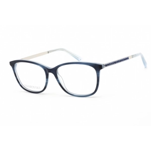 Swarovski Women's Eyeglasses - Rectangular Blue/Silver Plastic Frame | SK5308 092