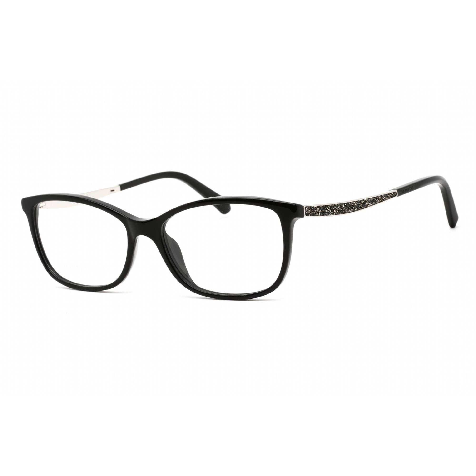 Swarovski Women's Eyeglasses - Rectangular Shiny Black Plastic Frame | SK5412 001