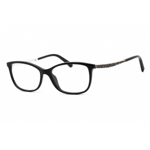 Swarovski Women's Eyeglasses - Rectangular Shiny Black Plastic Frame | SK5412 001