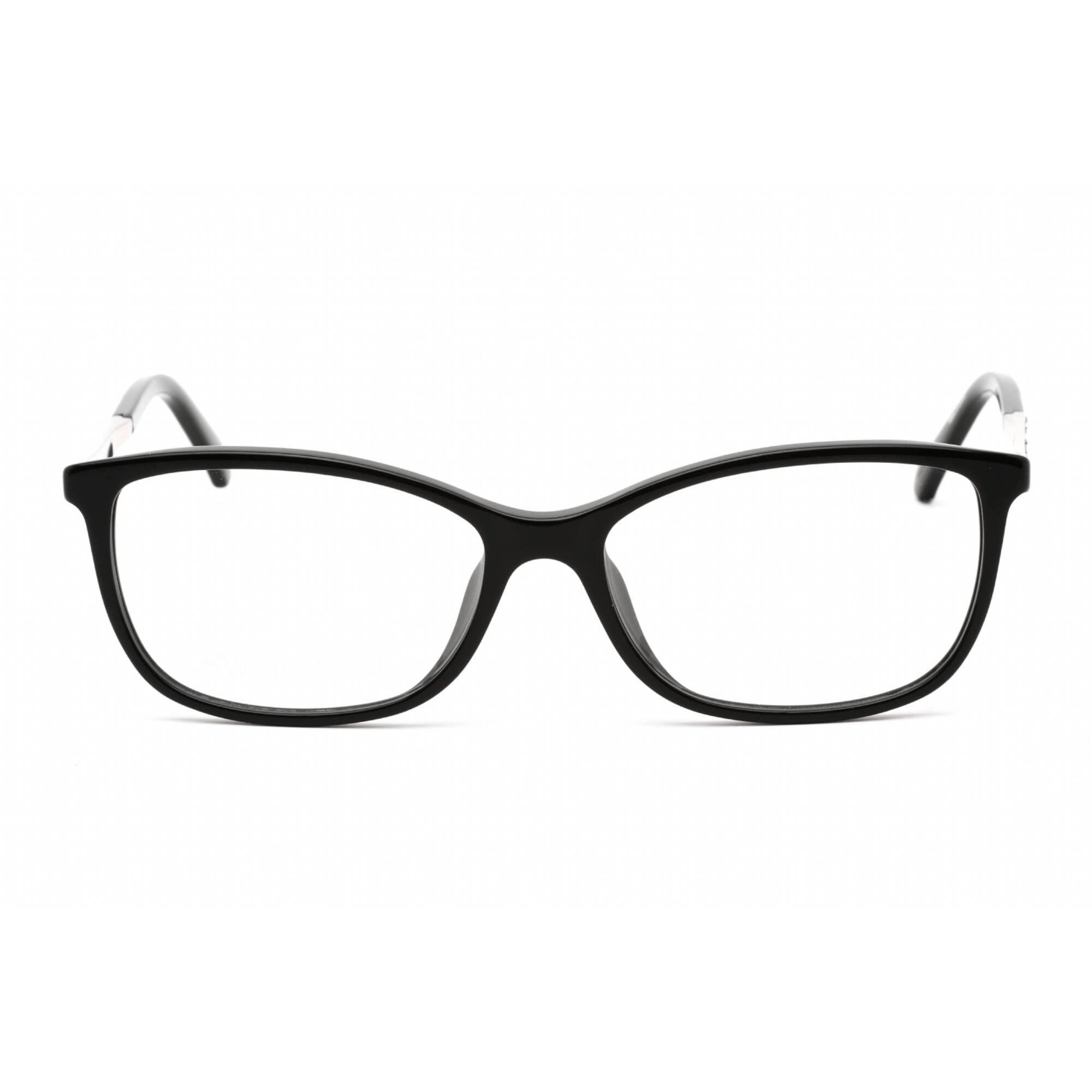 Swarovski Women's Eyeglasses - Rectangular Shiny Black Plastic Frame | SK5412 001
