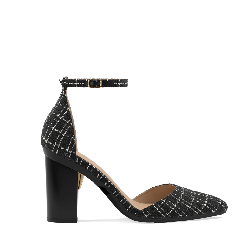 The D'Orsay - Coal Tweed 4 Block - FINAL SALE