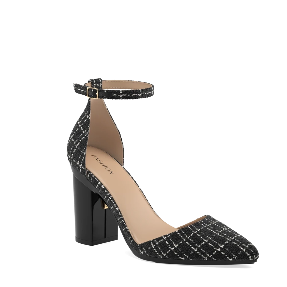The D'Orsay - Coal Tweed 4 Block - FINAL SALE