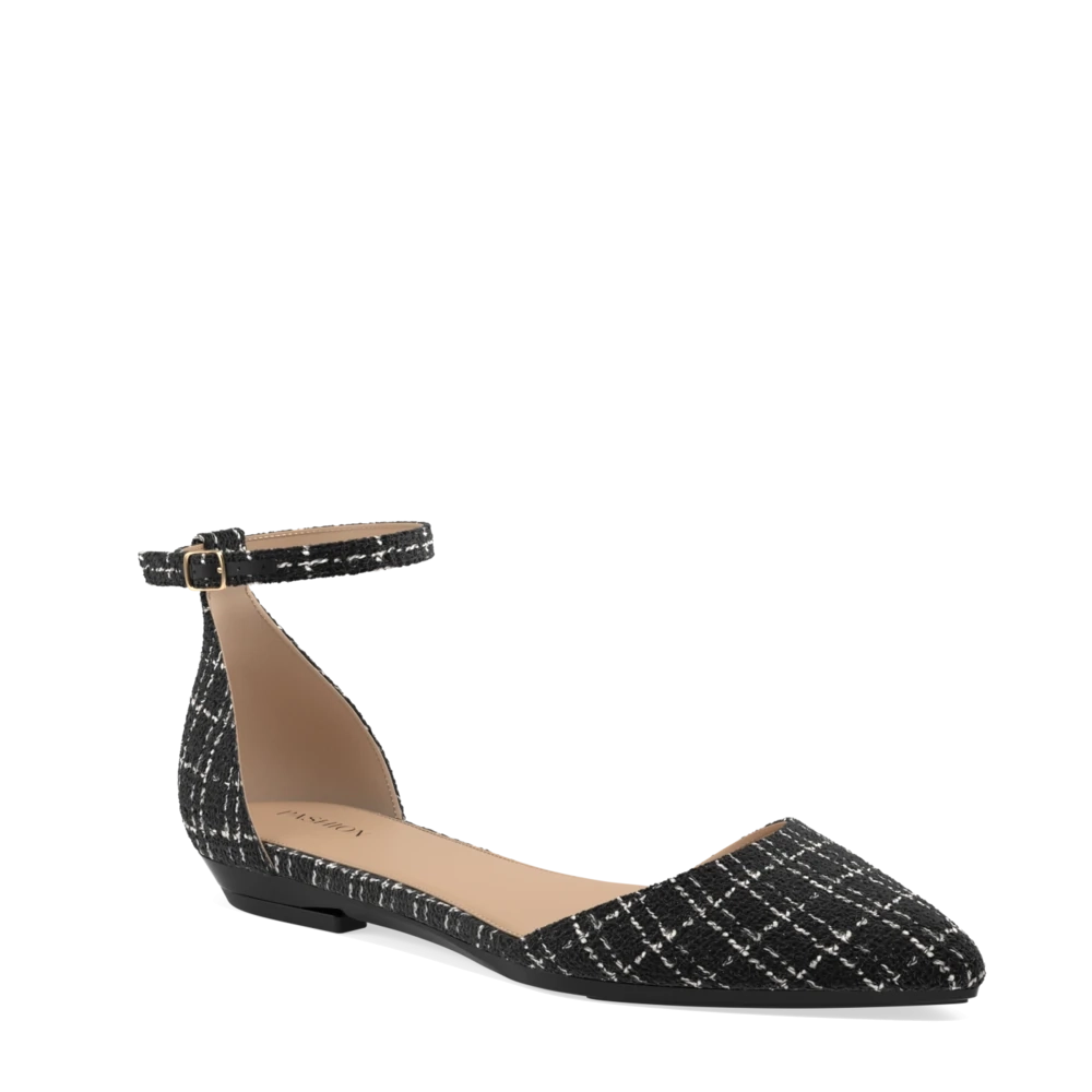 The D'Orsay - Coal Tweed 4 Stiletto - FINAL SALE