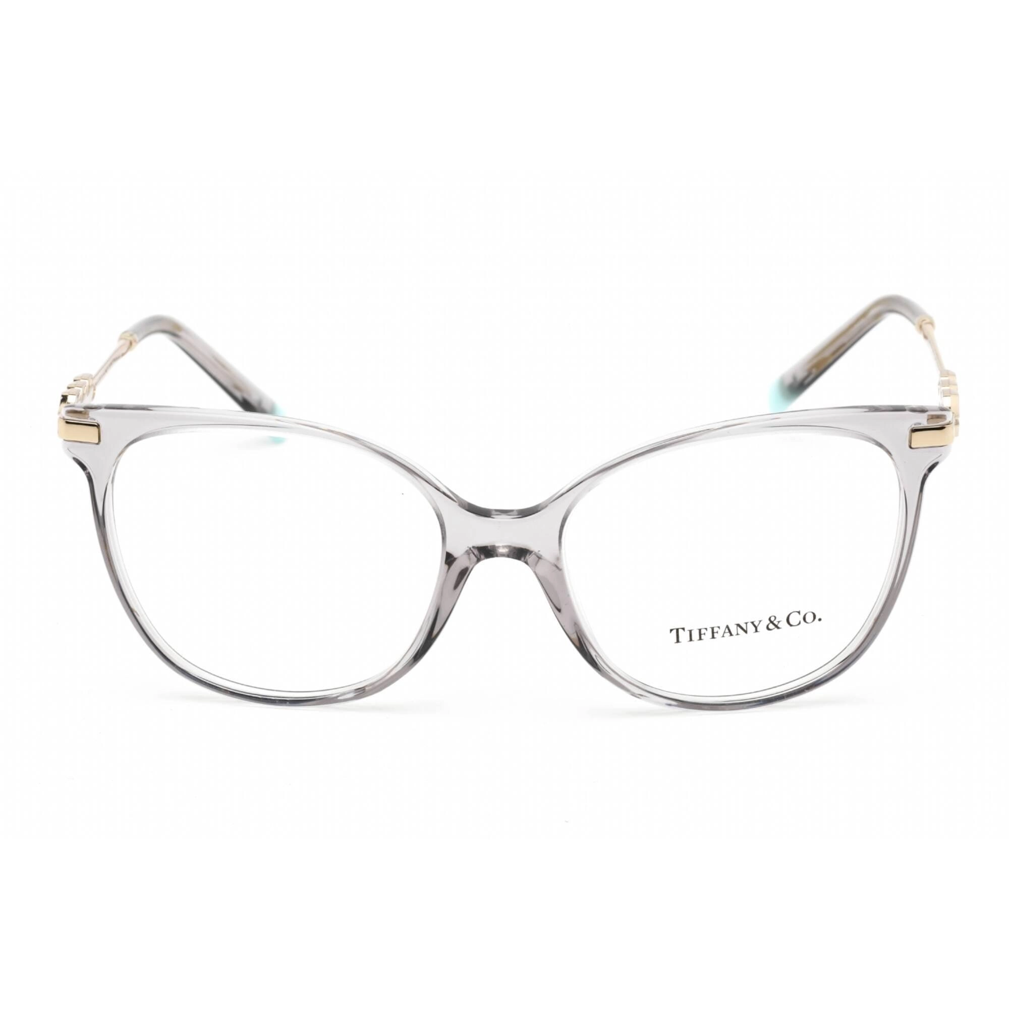 Tiffany Women's Eyeglasses - Crystal Grey Plastic Cat Eye Shape Frame | 0TF2220B 8270