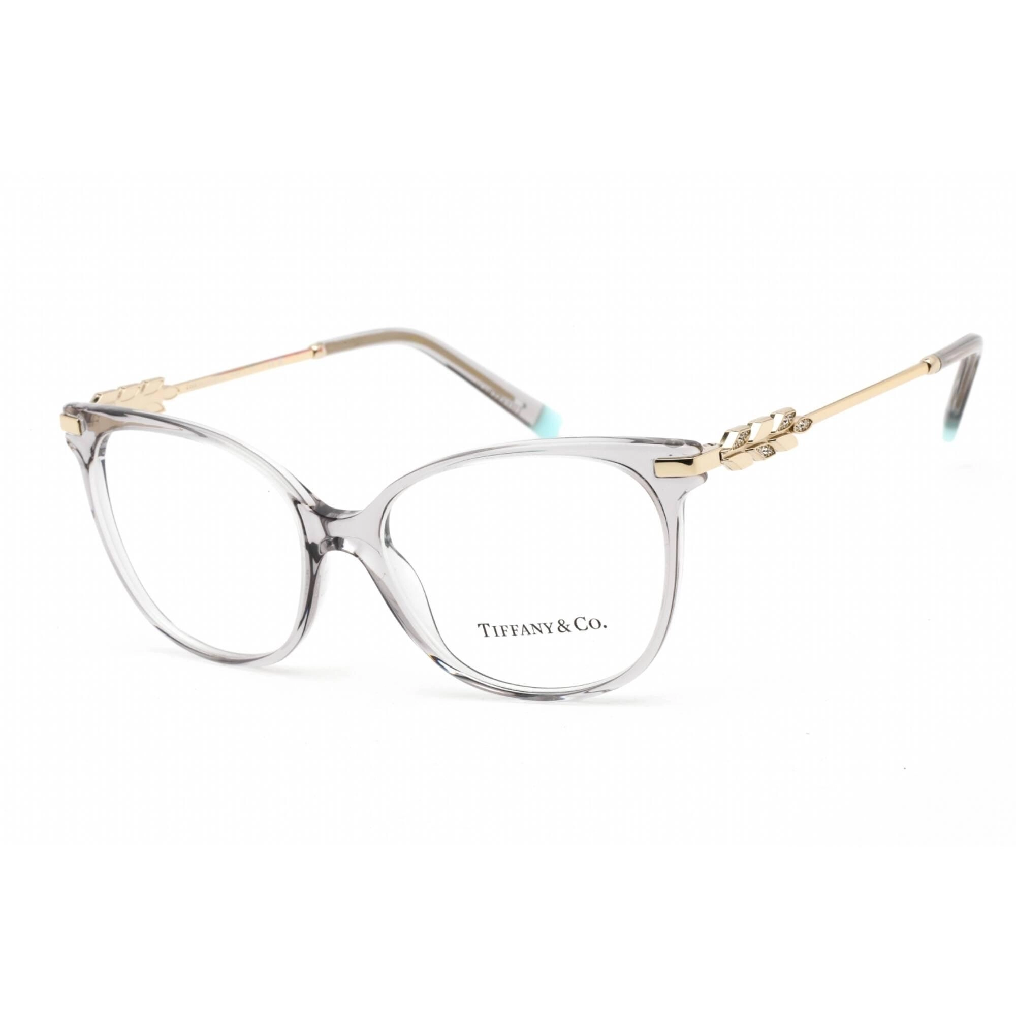 Tiffany Women's Eyeglasses - Crystal Grey Plastic Cat Eye Shape Frame | 0TF2220B 8270