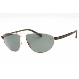 Timberland Men's Sunglasses - Gold Aviator Frame Green Polarized Lens | TB9324 32R