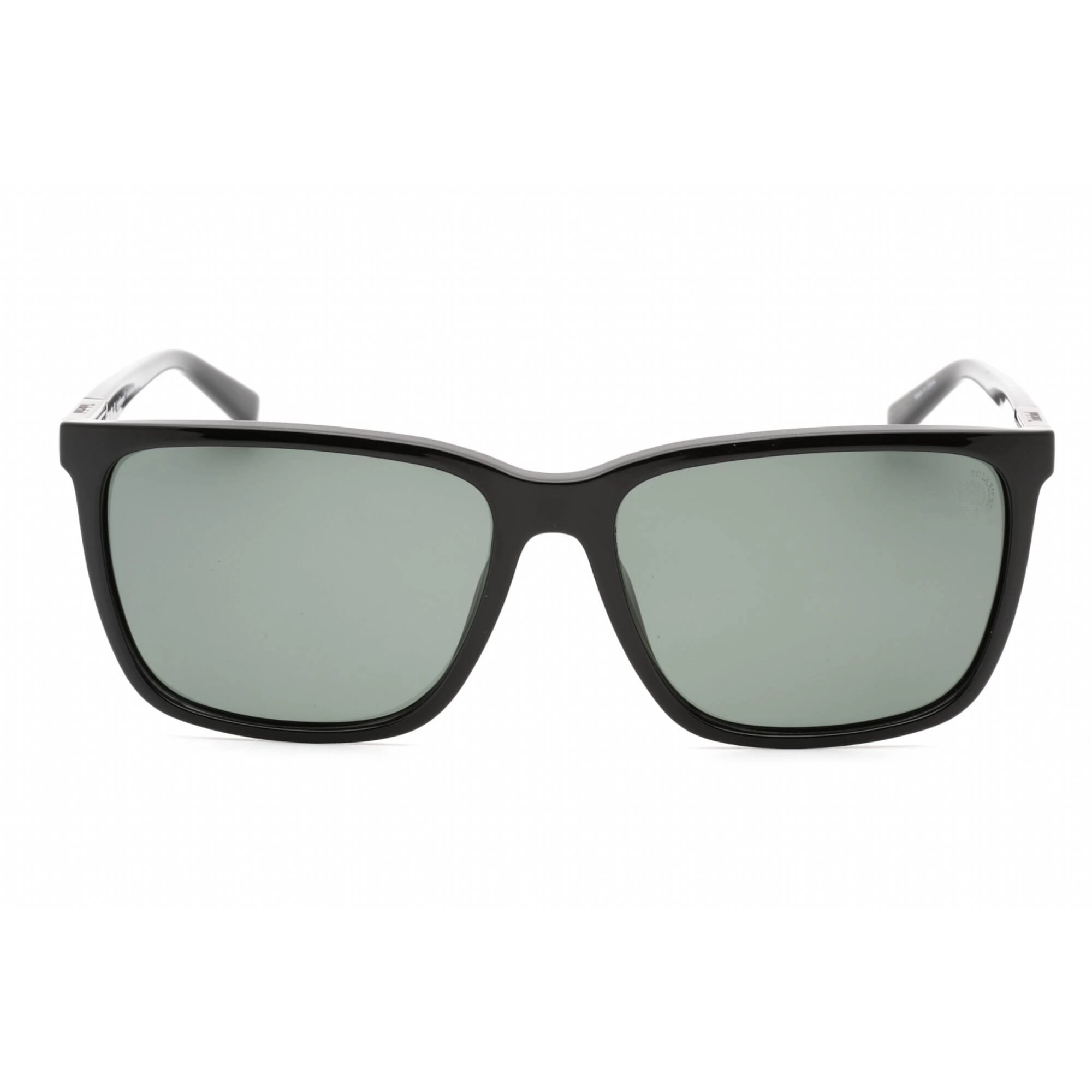 Timberland Men's Sunglasses - Shiny Black Full Rim Square Metal Frame | TB9280-H 01R