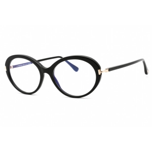 Tom Ford Men's Eyeglasses - Full Rim Shiny Black Rectangular Frame | FT5675-B 001