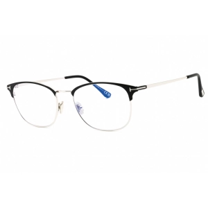Tom Ford Men's Eyeglasses - Matte Black Metal Cat Eye Full Rim Frame | FT5750-B 002